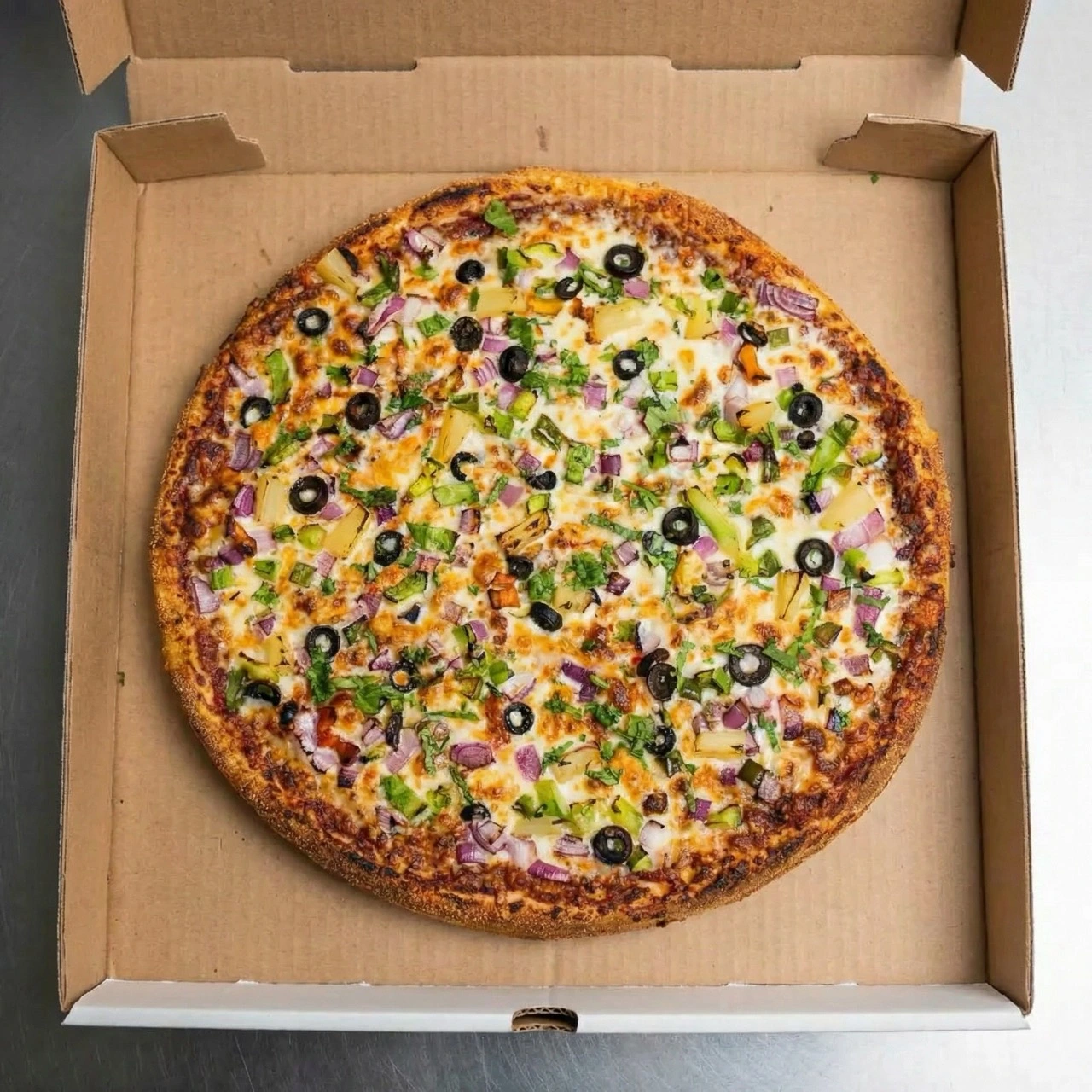 Butter Chicken Pizza in Calgary, AB